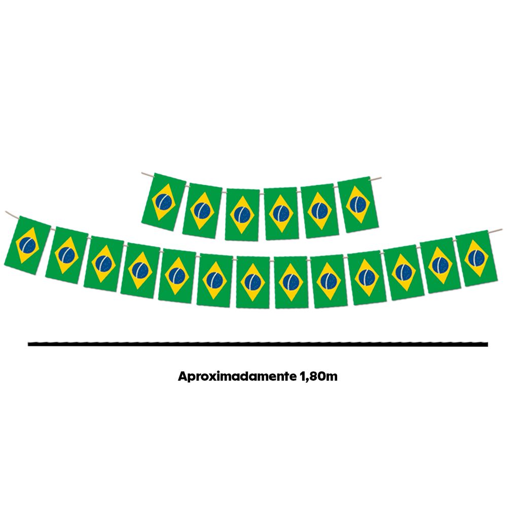 Faixa Decorativa Festcolor Bandeiras do Brasil-3-